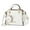 White, variant on Womens Purse and Handbag Leather Top Handle Shoulder Bag Cute Coin Wallet Tote Satchel White