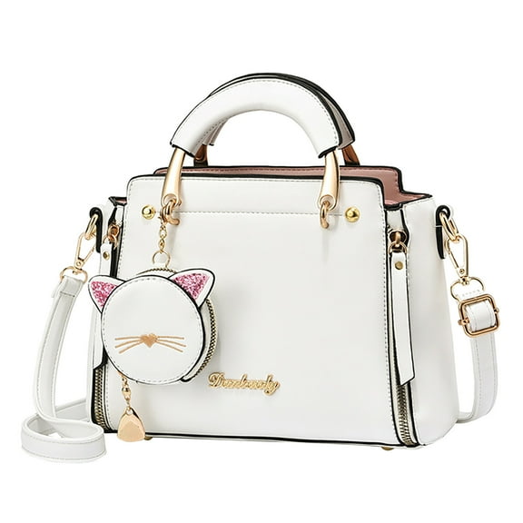 Pu Leather Crosscody Body for Women Classic Tote Handbags Fashion Top Handle Purse Large Capacity Shoulder Bags