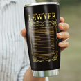 thumbnail image 3 of Lawyer Gifts for Men Women Coffee Tumbler 20oz Attorney Insulated Cup, I''m Billing You For This Conversation Tumbler Cup, Law School Gifts Law Practitioners Graduation Ideas Gifts Mug, 3 of 6