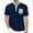 Navy Blue, variant on Men's Spring/Summer Fashion Short Sleeve Jacket Breathable, Lightweight, Suitable for Multiple Occasions, Sizes