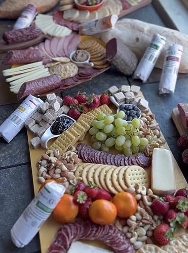 Giorgio's Naturals Mixed Berries Salami - Gourmet Artisan Salami with Dried Berries, Retail Chub, Handcrafted Dry-Aged Salami, Lunch And Deli Meat, Gluten-Free - 5 oz
