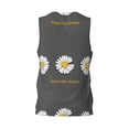 thumbnail image 2 of Rocae Keep Life Simple Daisy Flower for Men's Basketball Jersey Lightweight and Breathable Athletic Tank Top,Quick-Drying Sports Jersey X-Large, 2 of 9