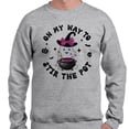 thumbnail image 2 of On My Way to Stir the Pot Sweatshirt Unisex X-Large Grey, 2 of 5