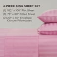 thumbnail image 2 of The Sheet Lab Regal Dreams Sheet Sets, 4-Piece King, Lilac Sachet, 2 of 8