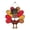 C, variant on Thanksgiving Turkey Door Hanging 3D Thanksgiving Turkey Decorations for Fall Autumn Garden Farmhouse Sign Indoor Outdoor and Thanksgiving Wall Decor 13 ×11.5 in