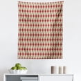 thumbnail image 1 of Southwestern Tapestry, Colorful Tribal Triangles Smoothly Continuous Pattern of Artwork, Fabric Wall Hanging Decor for Bedroom Living Room Dorm, 5 Sizes, Beige Ruby and Camel, by Ambesonne, 1 of 1