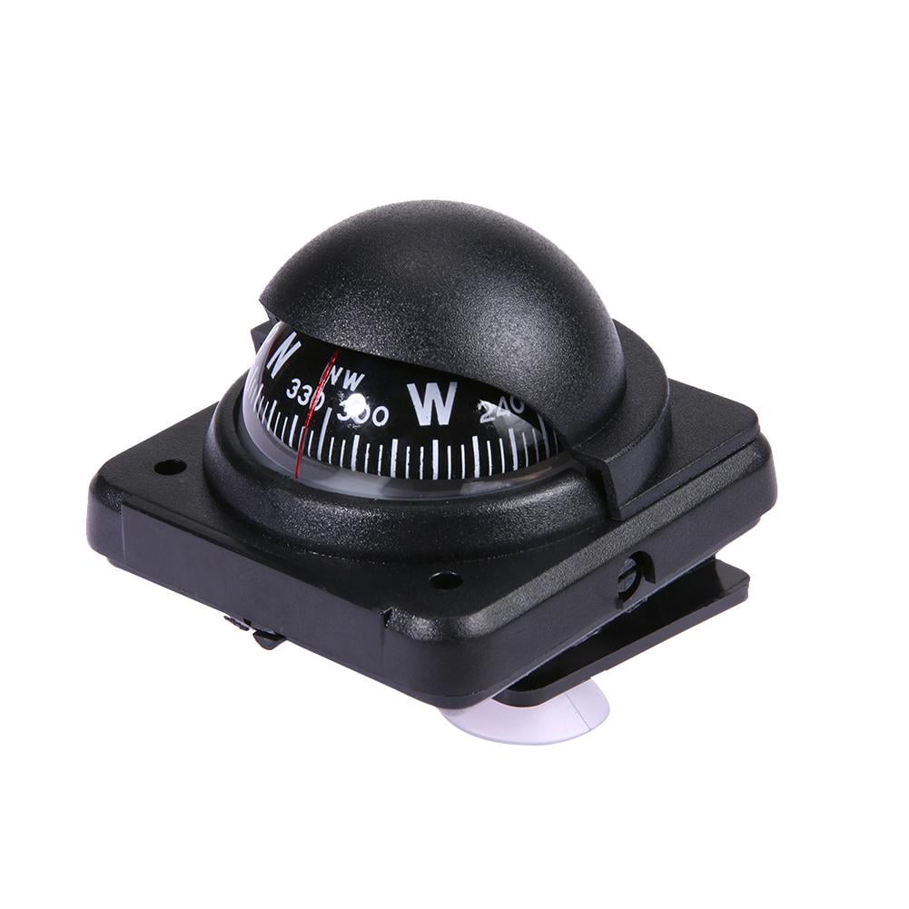 VEHICLE ACCESSORY GIFT Navigation Compass Ball Dashboard Suction Cup Car 
