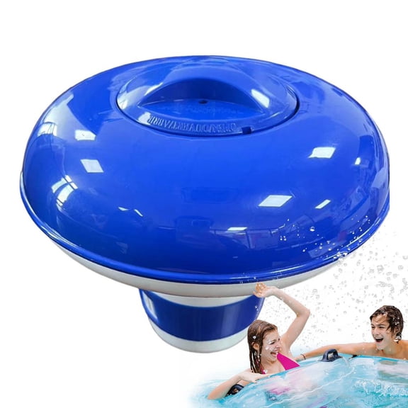 Ksruee Floating Chlorine Dispenser for Pool Chlorine Floater Tablets Dispenser Large Capacity Floating Pool Chlorinator Chlorine Tablet Holder Pool Accessories pretty