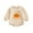 Beige, variant on FYEGRE Adorable Baby Girls Autumn Long Sleeve Bodysuit Featuring Cute Pumpkin Embroidery Design For Seasonal Holiday Outfit Beige 12-18 Months