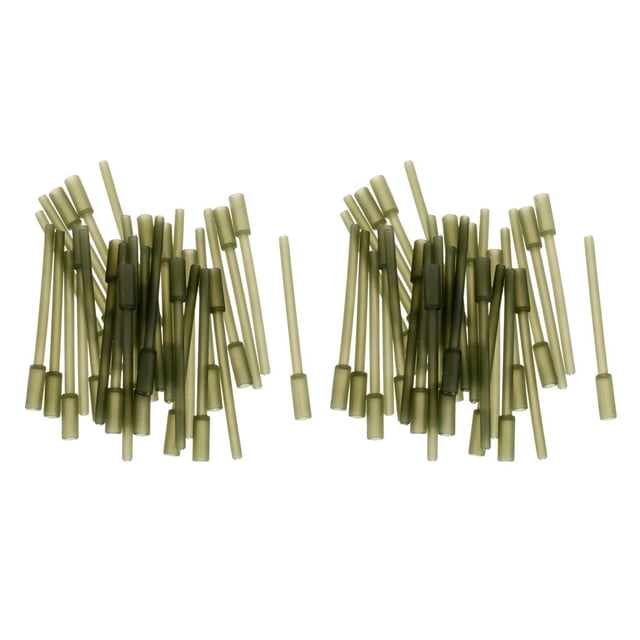 S SERENABLE 60pcs Inline Lead Inserts for Carp Fishing Lead Weights Leads Plastic Tubes