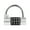 Silver, variant on MasteelfCA Safety Combination Padlock 4 Digit Combination Lock School Combination Padlock
