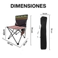 thumbnail image 4 of 4 Sillas Plegables de Camping y Playa CJR Con Mesa Cafe, 4 of 9