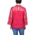 thumbnail image 3 of 3/4 Sleeve Lace Blouse, 3 of 3