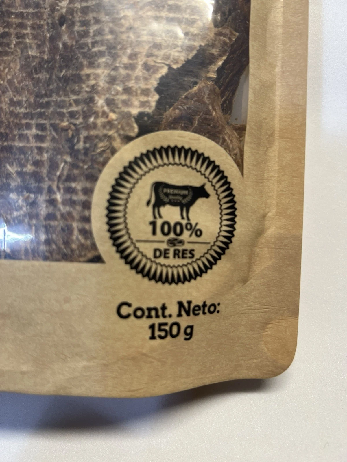 Carne Seca De Res “El Cuate” 150 gr ea 2/pk Total Authentic Mexican Beef Jerky