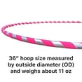 thumbnail image 1 of Aro Hula SpinMajik para niños Rosa UV Grande 36, 1 of 2