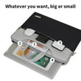thumbnail image 4 of Qonioi 15.6-Inch Portable Laptop Bag, Waterproof Shockproof Computer Case with Multi-Layer Storage, Comfortable Fabric for Travel Work, Laptop Sleeve, 4 of 6