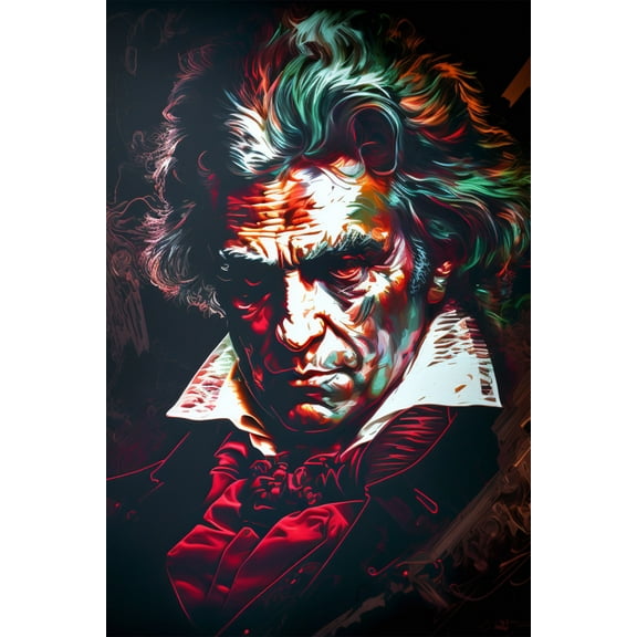 24x36 gallery poster, Beethoven artwork p2