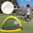 thumbnail image 3 of 1 Set Folding Football Goal Net Soccer Training Goal Net Tent Kids Indoor Outdoor Play Toys Soccer Ball Practice Gate and Pump, 3 of 7