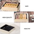 thumbnail image 4 of 5 Pcs Boîtes à Sushi Portables Boîtes à Rouleau de Riz Boîtes à Emporter Boîtes de Rangement Sashimi, 4 of 9