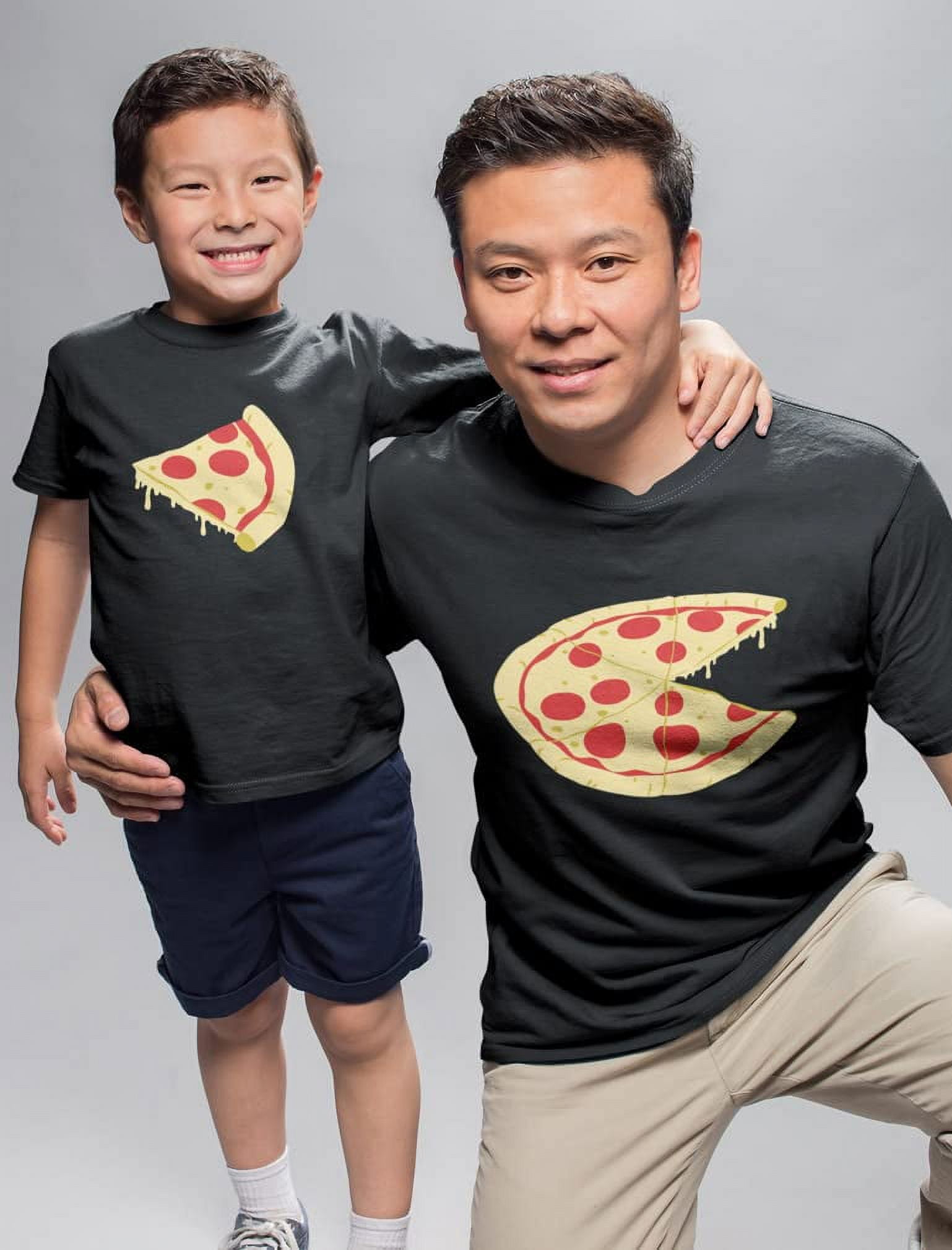 dad son pizza shirt