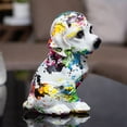 thumbnail image 3 of Estatua de perro de estilo nórdico, figura de animal, grafiti, arte, decoración del hogar, colecciones A, 3 of 7