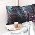thumbnail image 4 of Pofeuu Urban Mechanical Dragon Print Polyester Microfiber Plush Pillowcases, Super Soft and Cozy Pillow Case Covers with Envelop Closure（Pillow core not included）-14"x20", 4 of 6