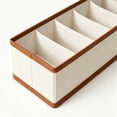 thumbnail image 5 of Foldable Belt Organizer With Compartments For Wardrobe Drawer Storage, 5 of 10