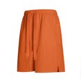 thumbnail image 4 of KPOPLK Men's 7" Running Shorts Quick Dry Athletic Workout Gym Shorts Drawstring Sporty Shorts with Pockets Size XL,Orange, 4 of 5