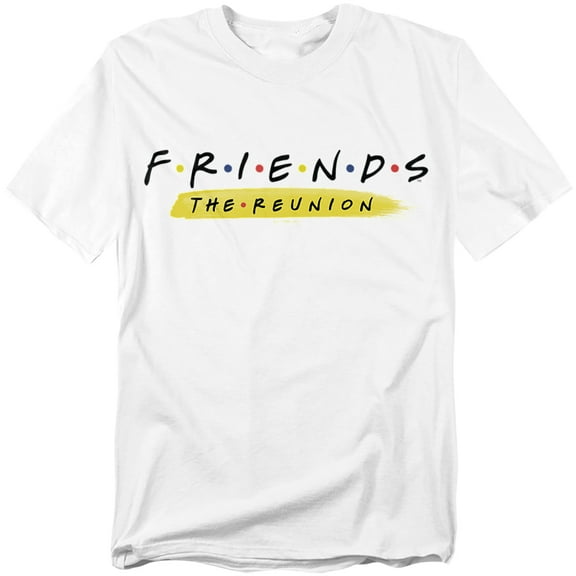 Friends T-Shirt Reunion Logo Unisex Graphic Tee For Men & Women White 