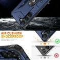thumbnail image 3 of Case for Samsung Galaxy S24 Plus Heavy Duty Case with Rotated Ring Holder Stand, Magnetic Car Mount, Military Grade Shockproof Rugged Protection Phone Cover for Galaxy S24 Plus, Deep Blue, 3 of 8