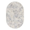 thumbnail image 3 of Unique Loom Arlo Collection Area Rug - AJ (4' x 6' Oval Sandy Beige/Gray), 3 of 7