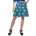 thumbnail image 5 of Moomaya Printed Short Skirts For Women Cotton Pleated Mini Skirt Summer Clothing, 5 of 6