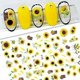 thumbnail image 1 of Nail Art Stickers Floral Flower Sunflower Nail Art Water Decals Transfer Foils for Nails Supply Watermark Sunflower Small Daisies Peony Rose DIY Desig, 1 of 4