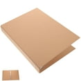 thumbnail image 4 of GOOHOCHY A4 4 Ring Binder Cover in Light Brown Kraft Paper for Home Use Thin and 9.5 x 11 inches, 4 of 8