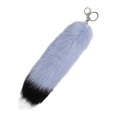 thumbnail image 4 of Llavero de cola para Mujeres y niñas Sunnimix colgante Peludo de piel sintética suave Color azul, 4 of 8