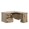thumbnail image 2 of UrbanPro Traditional 60" Engineered Wood L-Shaped Desk in Prime Oak, 2 of 11