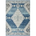 thumbnail image 2 of SAFAVIEH Madison Brandon Geometric Area Rug, Navy/Cream, 6'7" x 9'2", 2 of 7