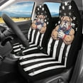thumbnail image 1 of Car Seat Cover Thin Breathable Elastic Fabric, High Back Bucket Seat Cover Set of 2, Stretch Fit Seat Protector Against Stains for Daily Driving Road Trips All Seasons, 1 of 8