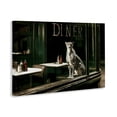 thumbnail image 2 of Stupell Industries Mid-Century Diner Sentry Leopard Canvas Art, 24 x 16, by Annabelle Hall, 2 of 8