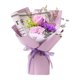 thumbnail image 2 of Ramo de Flores Artificial Soledad Jabón de Baño Decoración Violeta Aniversario de Boda, 2 of 10