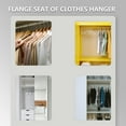 thumbnail image 2 of MasteelfCA 8Pcs Ceiling Mount Brackets Stainless Steel Brackets Curtain Rod Support Racks, 2 of 8