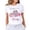 White-55, variant on in October We Wear Pink Shirts Women Pink Graphic Breast Cancer Short Sleeve Fall Tee Top
