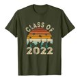 thumbnail image 1 of Regalos de graduación para él, ella, 2022, camiseta universitaria de escuela secundaria, blusa de manga corta con estampado de letras de verano Pompotops hfajkhk131914, 1 of 1