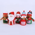 thumbnail image 3 of Yuarrent Bolsa de regalo, soporte para regalo, tarro de caramelo, forro polar multiusos, colgante de Navidad, accesorios para festivales, saco de Kits de decoración para fiestas Forma de pingüino Yuarrent HA069770-05, 3 of 6