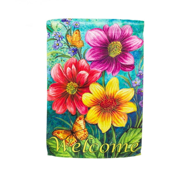 Summer Flowers Garden Flag
