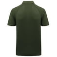 thumbnail image 2 of SPEEDRUN Men's Workout Polo Shirt Short Sleeve Solid Color Shirts for Casual and Business Wear, 2 of 6