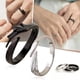 thumbnail image 2 of Pareja de anillos a juego para el hombre la mujer personalizada ajustable Sol Luna Anillo Set Ángel Diablo anillos abiertos Pareja de anillos de promesa a juego para el novio novia regalos, 2 of 8