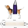thumbnail image 4 of Numjaw Large Dog Sling, Dog Harness with Handle, 55" x 7" Dog Lift Harness for Rear Legs, Helps Dogs with Reduced Mobility, Paralysis Dogs Walk, 30-120 lbs, Purple, 4 of 7