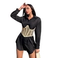 thumbnail image 3 of Fortune Women Gothic Corset Top Curve Shaper Modeling Strap Slimming Waist Belt, 3 of 6