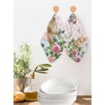 thumbnail image 2 of Easter Kitchen Dish Towels for Drying Dishes Set of 3, Spring Watercolor Bunny Eggs Flower Leaf Pink Plaid Waffle Weave Microfiber Hand Tea Bathroom Towels Quick Dry & Absorbent Towel 12x12, 2 of 7